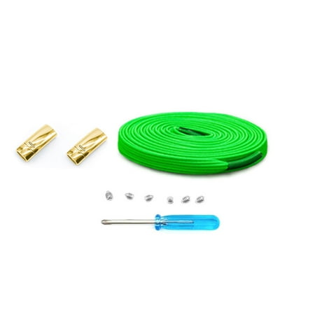 Magnetic No Tie Shoelace Upgraded Version No Tie Elastic Quick No Tie Shoe Laces for Kids Adult Unisex Green Golden Buckle
Magnetic No Tie Shoelace Upgraded Version No Tie Elastic Quick No Tie Shoe Laces for Kids Adult Unisex Green Golden Buckle