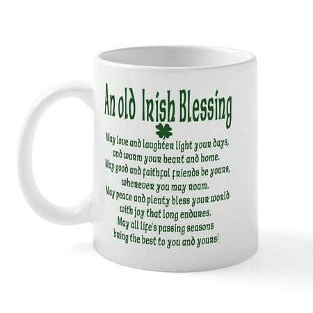 CafePress - Old Irish Blessing Mug - 11 oz Ceramic Mug - Novelty Coffee Tea Cup
CafePress - Old Irish Blessing Mug - 11 oz Ceramic Mug - Novelty Coffee Tea Cup