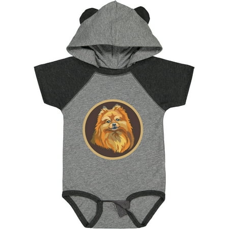 Inktastic Pomeranian Dog Cute Gift Baby Boy or Baby Girl Bodysuit