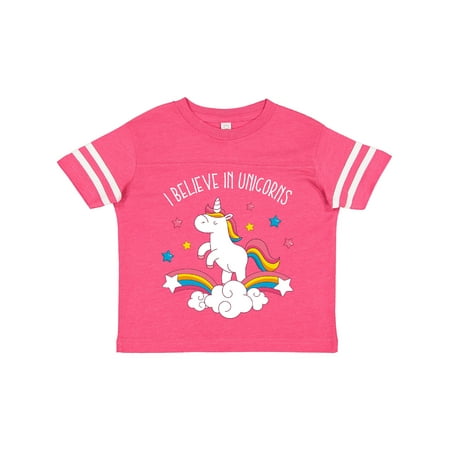 Inktastic Believe in Unicorns Gift Toddler Toddler Girl T-Shirt