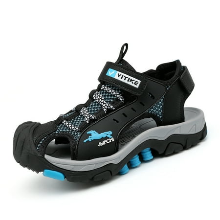 JMFCHI Boys Girls Sports Sandals Summer Kids Children Hook And Loop Outdoor Soft Sandals Durable Rubber Sole Non Slip Athletic Water Shoes For Pool Beach
JMFCHI Boys Girls Sports Sandals Summer Kids Children Hook And Loop Outdoor Soft Sandals Durable Rubber Sole Non Slip Athletic Water Shoes For Pool Beach