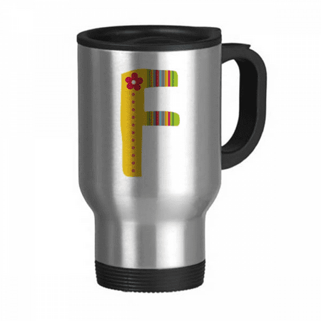 F Alphabet Flower Cute Pattern Travel Mug Flip Lid Stainless Steel Cup Car Tumbler Thermos
F Alphabet Flower Cute Pattern Travel Mug Flip Lid Stainless Steel Cup Car Tumbler Thermos