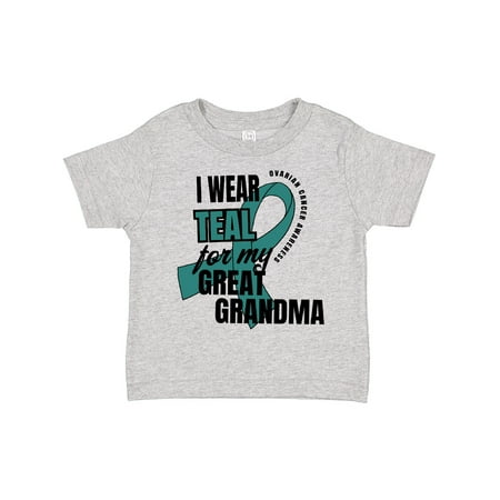 Inktastic I Wear Teal for My Great Grandma Ovarian Cancer Awareness Gift Toddler Boy or Toddler Girl T-Shirt
Inktastic I Wear Teal for My Great Grandma Ovarian Cancer Awareness Gift Toddler Boy or Toddler Girl T-Shirt