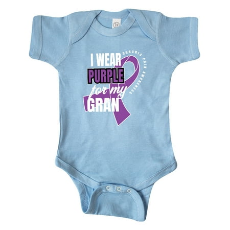 Inktastic Chronic Pain I Wear Purple For My Gran Gift Baby Boy or Baby Girl Bodysuit
Inktastic Chronic Pain I Wear Purple For My Gran Gift Baby Boy or Baby Girl Bodysuit