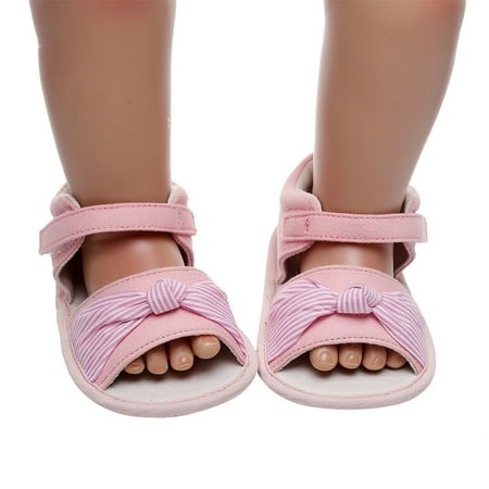 Cathalem Infant Sandals Girls Infant Boys Girls Open Toe Striped Bowknot Shoes First Walkers Shoes Summer Toddler Flat Sandals Sandal Pink 0 Months
Cathalem Infant Sandals Girls Infant Boys Girls Open Toe Striped Bowknot Shoes First Walkers Shoes Summer Toddler Flat Sandals Sandal Pink 0 Months