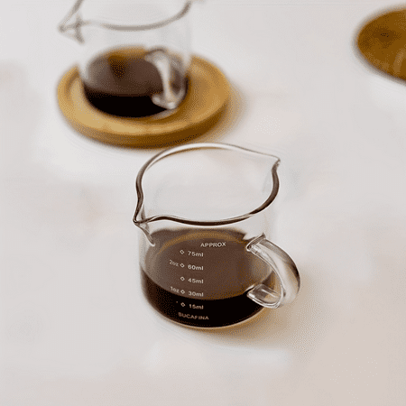 SHZHLAIFUZB Transparent Glass Measuring Cup with Scale for Coffee - Double Spouts Milk Pitcher - Essential Baking Tools and Accurate Cooking Utensils
SHZHLAIFUZB Transparent Glass Measuring Cup with Scale for Coffee - Double Spouts Milk Pitcher - Essential Baking Tools and Accurate Cooking Utensils