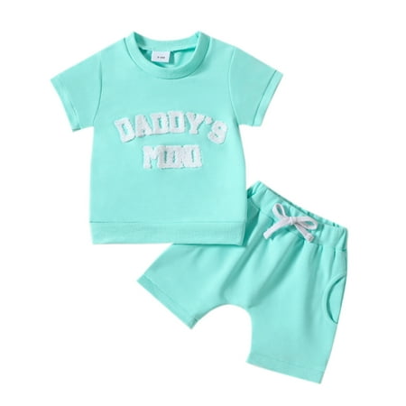 Girls Boys Letter Prints Summer Short Sleeve T Shirt Tops Sports Short Pants Two Outfits 0 Months-6 Months
Girls Boys Letter Prints Summer Short Sleeve T Shirt Tops Sports Short Pants Two Outfits 0 Months-6 Months