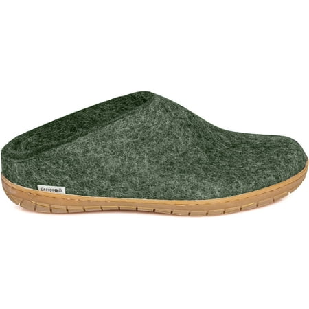 Glerups Unisex BR-09 - Felt Slippers With Rubber Sole 36 M