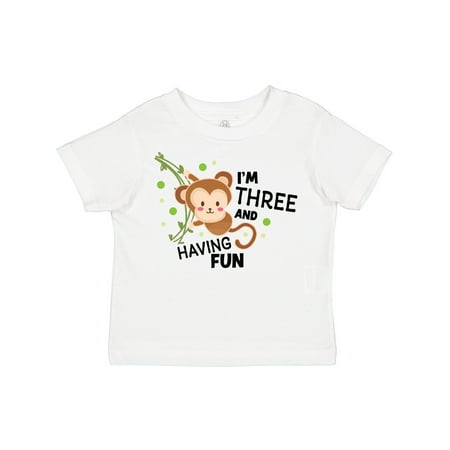 Inktastic I m Three and Having Fun with Monkey Gift Toddler Boy or Toddler Girl T-Shirt
Inktastic I m Three and Having Fun with Monkey Gift Toddler Boy or Toddler Girl T-Shirt