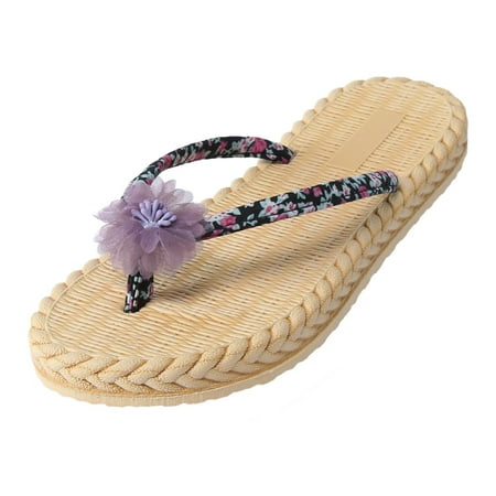 sandals for Women Women Floral Thong Slippers Flat Floral Strap Thong Slippers Fashion Beach Flat Floral Slippers PVC Dress Sandals for Women Purple
sandals for Women Women Floral Thong Slippers Flat Floral Strap Thong Slippers Fashion Beach Flat Floral Slippers PVC Dress Sandals for Women Purple