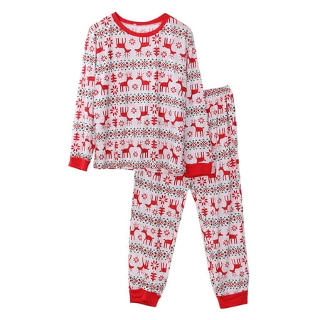 Xmas Matching Family 2PCS Pajamas Set Festive Patterns Family Sleepwear Christmas Sleepwear Nightwear Long Pajamas
Xmas Matching Family 2PCS Pajamas Set Festive Patterns Family Sleepwear Christmas Sleepwear Nightwear Long Pajamas