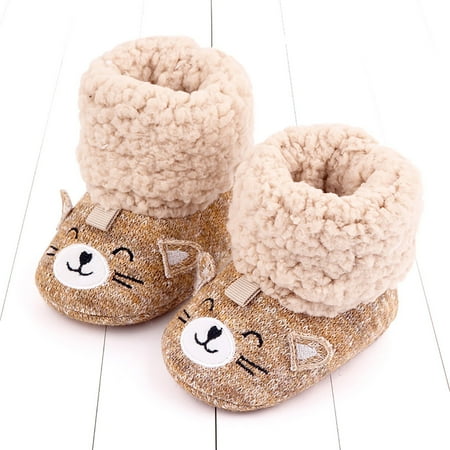 Cathalem Warm Shoes for Boys Baby Girls And Boys Warm Shoes Soft Comfortable Boots Toddler Warming Baby Booties Animal Brown 12 Months
Cathalem Warm Shoes for Boys Baby Girls And Boys Warm Shoes Soft Comfortable Boots Toddler Warming Baby Booties Animal Brown 12 Months