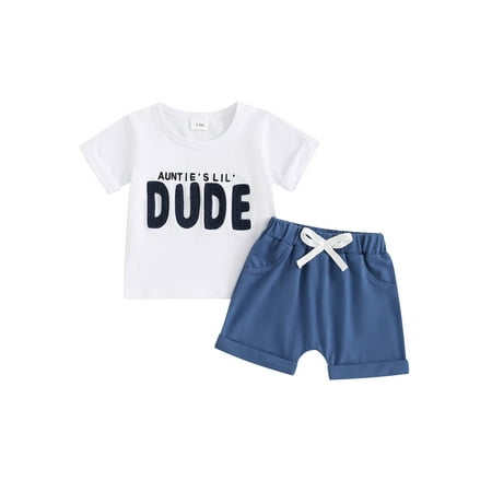 Bagilaanoe 2pcs Toddler Baby Boy Shorts Set Short Sleeve Letter Embroidered T Shirt Tops + Shorts 3M 6M 12M 18M 24M 3T Kids Casual Summer Clothes
Bagilaanoe 2pcs Toddler Baby Boy Shorts Set Short Sleeve Letter Embroidered T Shirt Tops + Shorts 3M 6M 12M 18M 24M 3T Kids Casual Summer Clothes