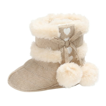 Knosfe Winter Infant Baby First Walkers Toddler 0-18M Fleece Boots Children Slippers
Knosfe Winter Infant Baby First Walkers Toddler 0-18M Fleece Boots Children Slippers