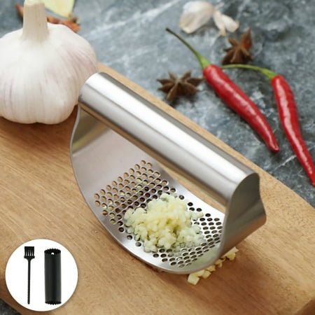 MTFun Stainless Steel Garlic Press Crusher Rocker Rocking Mincer Squeezer Tools Hand-Held Garlic Press and Mincer Press Tool
MTFun Stainless Steel Garlic Press Crusher Rocker Rocking Mincer Squeezer Tools Hand-Held Garlic Press and Mincer Press Tool