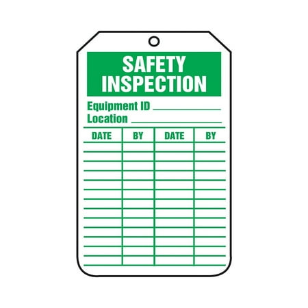 Accuform Signs 5 3/4 x 3 1/4 RP-Plastic Status Tags SAFETY.. Green On White TRS315PTP
Accuform Signs 5 3/4 x 3 1/4 RP-Plastic Status Tags SAFETY.. Green On White TRS315PTP