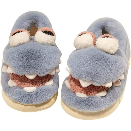 DanceeMangoo Funny Cute Cartoon Crocodile Fluffy Slippers for Women Men Furry Faux Fur Plush Warm Wrap Heel Anti-slip House Shoes Indoor Outdoor
DanceeMangoo Funny Cute Cartoon Crocodile Fluffy Slippers for Women Men Furry Faux Fur Plush Warm Wrap Heel Anti-slip House Shoes Indoor Outdoor