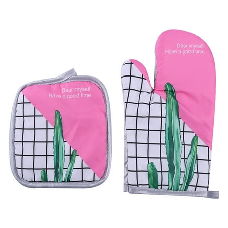 FIARBIN Oven Mitts Cactus Pattern Kitchen Cooking Baking Heat Pot Heat Resistant for Creative Kitchen Potholders Baking Gloves
FIARBIN Oven Mitts Cactus Pattern Kitchen Cooking Baking Heat Pot Heat Resistant for Creative Kitchen Potholders Baking Gloves