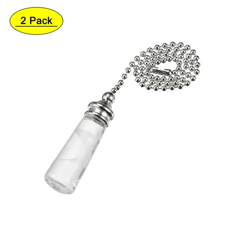 Uxcell 12 inch Clear Glass Pendant Light Fan Lighting Accessories Beaded Pull Chain Brushed Nickel 2 Pack
Uxcell 12 inch Clear Glass Pendant Light Fan Lighting Accessories Beaded Pull Chain Brushed Nickel 2 Pack