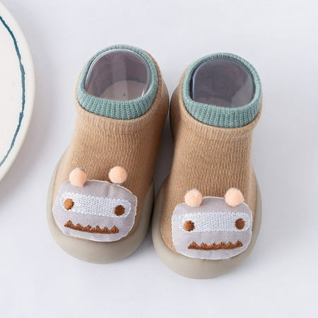 Quealent Baby Walking Shoes Baby Boys Girls Slippers Non Slips Bottom Winter Booties Stay On Crib House Shoes Brown 18 Months
Quealent Baby Walking Shoes Baby Boys Girls Slippers Non Slips Bottom Winter Booties Stay On Crib House Shoes Brown 18 Months