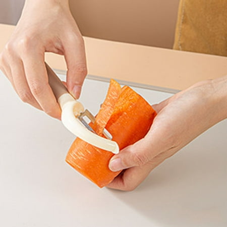 EIALIVE Peeler stainless steel peeler household kitchen scraper vegetable fruit and potato peeler two tone handle peeler
EIALIVE Peeler stainless steel peeler household kitchen scraper vegetable fruit and potato peeler two tone handle peeler