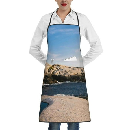 Rocae Lighthouse for Kitchen Aprons for Women Adjustable Cooking Kitchen Chef Apron for Men with Pockets
Rocae Lighthouse for Kitchen Aprons for Women Adjustable Cooking Kitchen Chef Apron for Men with Pockets