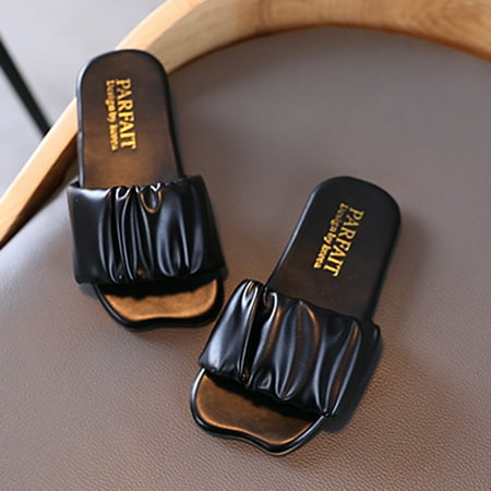 Hunpta Kids Slippers Soles Non-slip Breathable Children Baby Soft Slippers Wear- Shoes Baby Shoes
