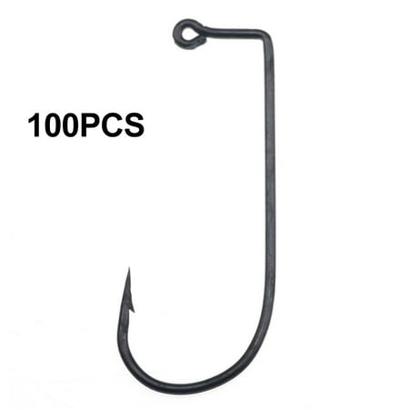 BAMILL 100pcs/Pack 90 Degree Barbed Hooks Upside Down Jig Hook Tackle Hooks Accessories
BAMILL 100pcs/Pack 90 Degree Barbed Hooks Upside Down Jig Hook Tackle Hooks Accessories