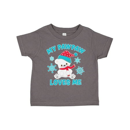 Inktastic Polar Bear My Pawpaw Loves Me in Santa Hat with Snowflakes Gift Toddler Boy or Toddler Girl T-Shirt
Inktastic Polar Bear My Pawpaw Loves Me in Santa Hat with Snowflakes Gift Toddler Boy or Toddler Girl T-Shirt