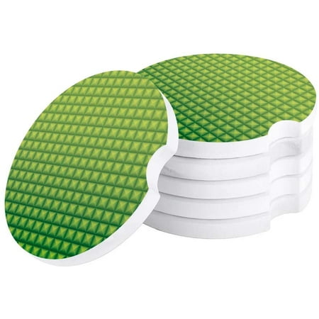 FMSHPON Geometric Solid Texture Pattern Green Set of 4 Car Coaster for Drinks Absorbent Ceramic Stone Coasters Cup Mat with Cork Base for Home Kitchen Room Coffee Table Bar Decor
FMSHPON Geometric Solid Texture Pattern Green Set of 4 Car Coaster for Drinks Absorbent Ceramic Stone Coasters Cup Mat with Cork Base for Home Kitchen Room Coffee Table Bar Decor