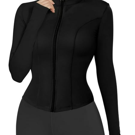 WNGSHA Women‘s Full-Zip Jacket Ultra-Light Athletic Cardigan with High Collar Long Sleeves Slim Fit Breathable and Moisture-Wicking Perfect for Fitness Yoga and Sports
WNGSHA Women‘s Full-Zip Jacket Ultra-Light Athletic Cardigan with High Collar Long Sleeves Slim Fit Breathable and Moisture-Wicking Perfect for Fitness Yoga and Sports