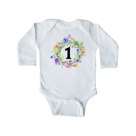Inktastic 1st Birthday Tulip Flower Wreath Gift Baby Boy or Baby Girl Long Sleeve Bodysuit
Inktastic 1st Birthday Tulip Flower Wreath Gift Baby Boy or Baby Girl Long Sleeve Bodysuit