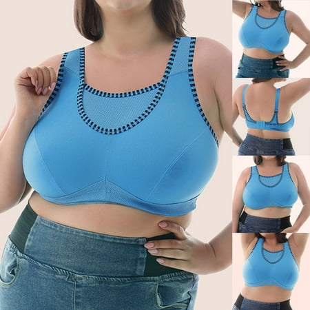 Aayomet Bras For Women Breathable Sweat Wicking Non Steel Ring Yoga Sports Bra Foreign Trade Fitness Large Underwear Female Blue Large
Aayomet Bras For Women Breathable Sweat Wicking Non Steel Ring Yoga Sports Bra Foreign Trade Fitness Large Underwear Female Blue Large