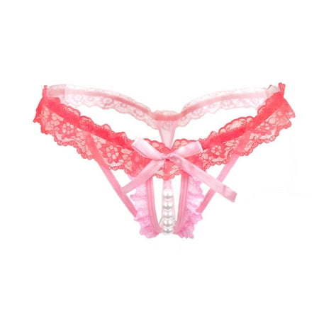 Roliyen Panties For Women Hollow Pearls Women Lace Thong Panties Intimates Lingerie Underwear
Roliyen Panties For Women Hollow Pearls Women Lace Thong Panties Intimates Lingerie Underwear