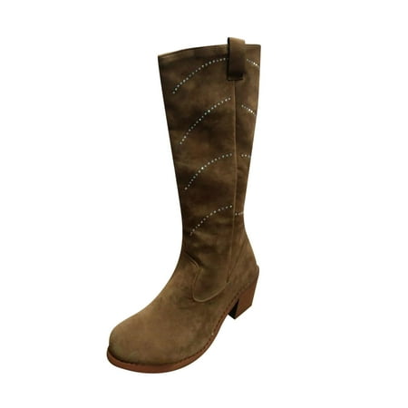 Boots for Women Clearance Deals! Verugu Low Heel Comfort Winter Boots Women s Knee-High Boots Ladies Boots Winter Warm Boots Rhinestone Plus Size Women s Boots Women s Shoes Brown 43
Boots for Women Clearance Deals! Verugu Low Heel Comfort Winter Boots Women s Knee-High Boots Ladies Boots Winter Warm Boots Rhinestone Plus Size Women s Boots Women s Shoes Brown 43