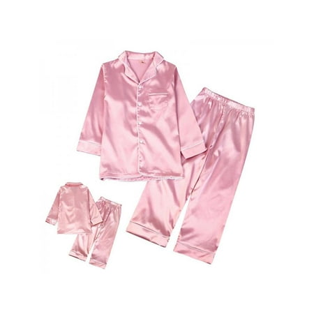 Keluoda Toddler Kid s Boys Girls Long Sleeve Satin Silk Pajama Set Sleepwear Nightgown 100-160
Keluoda Toddler Kid s Boys Girls Long Sleeve Satin Silk Pajama Set Sleepwear Nightgown 100-160