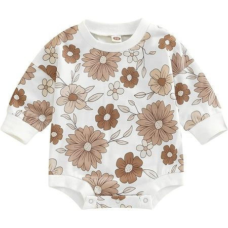 PIKADINGNIS Newborn Baby Girl Fall Outfits Flower Romper Oversized Bodysuit Bubble Sleeve Sweater Crewneck Floral Sweatshirt Tops
PIKADINGNIS Newborn Baby Girl Fall Outfits Flower Romper Oversized Bodysuit Bubble Sleeve Sweater Crewneck Floral Sweatshirt Tops