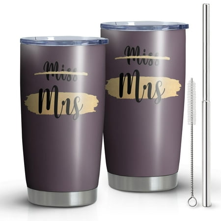 20 Oz Bride Tumbler Stainless Steel Cup with Straw Brush for Wedding Bridal Shower Engagement Gift
20 Oz Bride Tumbler Stainless Steel Cup with Straw Brush for Wedding Bridal Shower Engagement Gift