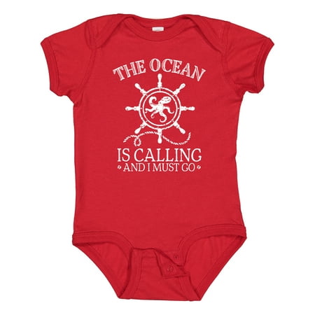 Inktastic Ocean is Calling Cute Nautical Octopus Gift Baby Boy or Baby Girl Bodysuit
Inktastic Ocean is Calling Cute Nautical Octopus Gift Baby Boy or Baby Girl Bodysuit
