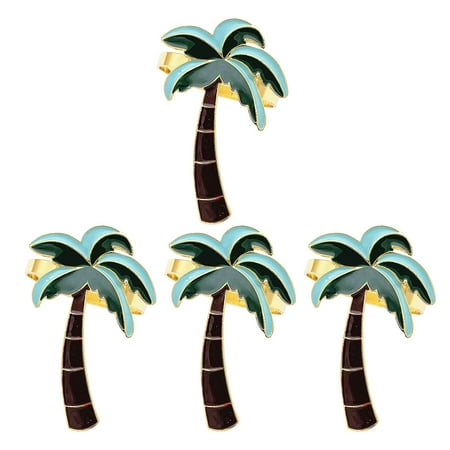 4pcs Hawaiian Coconut Tree Shape Restaurant Napkin Ring Napkin Buckle (Colorful)
4pcs Hawaiian Coconut Tree Shape Restaurant Napkin Ring Napkin Buckle (Colorful)