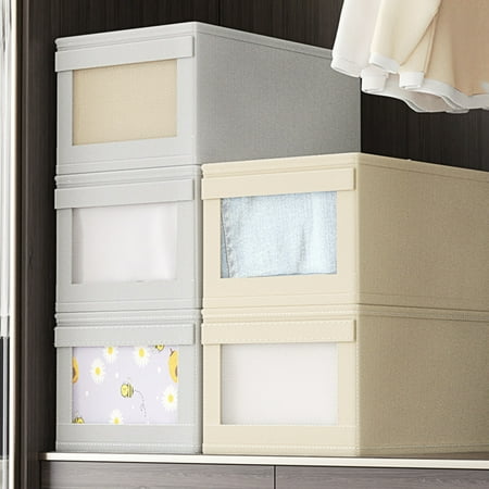 Foldable Clothes Storage Bin Box Clothes Container with Handles for Scarves Pants Winter Clothes
Foldable Clothes Storage Bin Box Clothes Container with Handles for Scarves Pants Winter Clothes