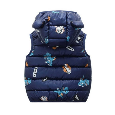 Efsteb Toddler Kids Baby Boys Girls Winter Warm Sleeveless Jacket Outerwear Bear Ears Vest Coats Hooded Padded Outwear Jacket Dark Blue 18-24 Months
Efsteb Toddler Kids Baby Boys Girls Winter Warm Sleeveless Jacket Outerwear Bear Ears Vest Coats Hooded Padded Outwear Jacket Dark Blue 18-24 Months