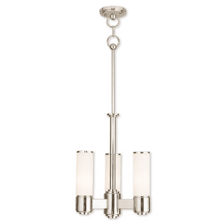 Mini Chandeliers 3 Light With Steel Hand Blown Satin Opal White Glass Polished Nickel size 14 in 180 Watts - World of Crystal
Mini Chandeliers 3 Light With Steel Hand Blown Satin Opal White Glass Polished Nickel size 14 in 180 Watts - World of Crystal