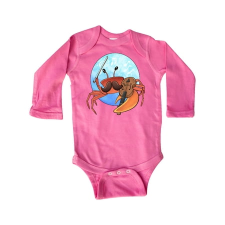 Inktastic Fun Fiddler Crab with Violin and Mustache Gift Baby Boy or Baby Girl Long Sleeve Bodysuit
Inktastic Fun Fiddler Crab with Violin and Mustache Gift Baby Boy or Baby Girl Long Sleeve Bodysuit