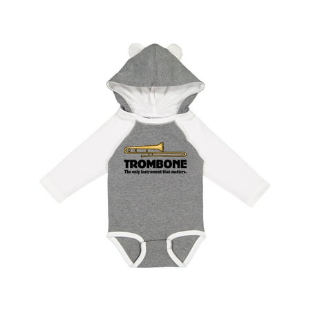 Inktastic Trombone Music Joke Band Gift Gift Baby Boy or Baby Girl Long Sleeve Bodysuit
Inktastic Trombone Music Joke Band Gift Gift Baby Boy or Baby Girl Long Sleeve Bodysuit
