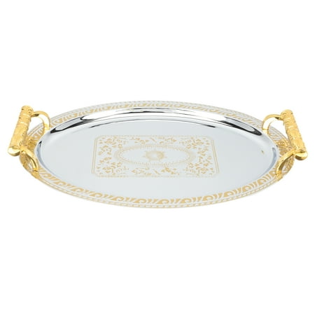 Household Fruits Tray Stainless Steel Snacks Tray European Style Serving Tray Coffee Table Tray
Household Fruits Tray Stainless Steel Snacks Tray European Style Serving Tray Coffee Table Tray