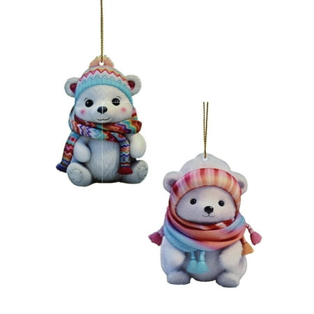 Polar Bear Pendant With Scarf Decoration Pendant Acrylic Pendant Decoration Holding Presents Makes The Pendant For A Festive Pendant 3PCS Christmas Decorations Doorway Outdoor Garland Clips for Stairs
Polar Bear Pendant With Scarf Decoration Pendant Acrylic Pendant Decoration Holding Presents Makes The Pendant For A Festive Pendant 3PCS Christmas Decorations Doorway Outdoor Garland Clips for Stairs