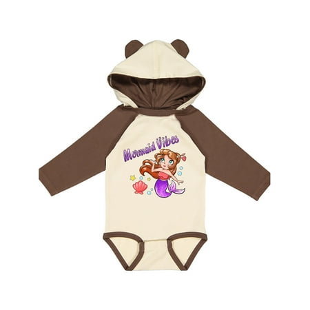 Inktastic Mermaid Vibes- cute mermaid with purple tail Gift Baby Girl Long Sleeve Bodysuit
Inktastic Mermaid Vibes- cute mermaid with purple tail Gift Baby Girl Long Sleeve Bodysuit