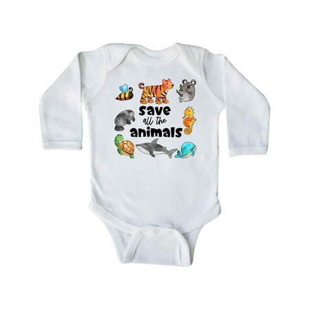 Inktastic Save All the Animals- Cute Gift Baby Boy or Baby Girl Long Sleeve Bodysuit
Inktastic Save All the Animals- Cute Gift Baby Boy or Baby Girl Long Sleeve Bodysuit