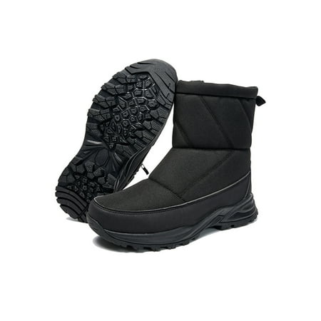 Lacyhop Womens Plush Lined Snow Boot Ladies Outdoor Comfort Zipper Warm Booties Anti-Slip Winter Shoes Black 5.5 
Lacyhop Womens Plush Lined Snow Boot Ladies Outdoor Comfort Zipper Warm Booties Anti-Slip Winter Shoes Black 5.5